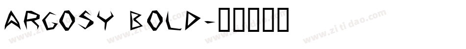 Argosy Bold字体转换